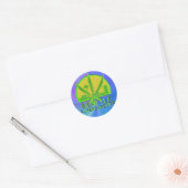 Seattle Superchronics Ronde Sticker (Envelop)