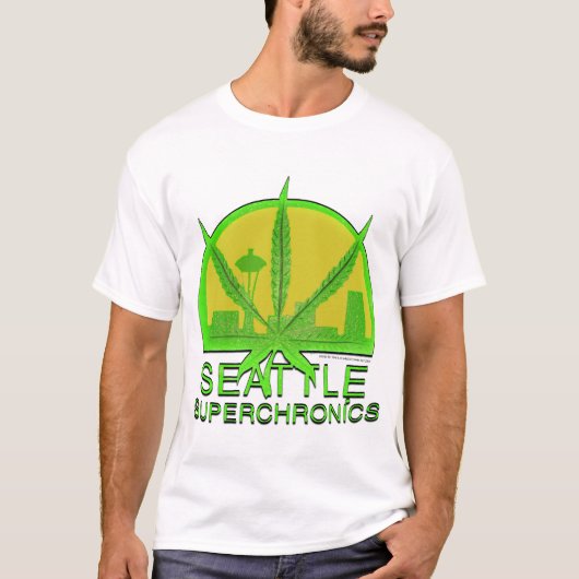Seattle Superchronics T-shirt (Voorkant)