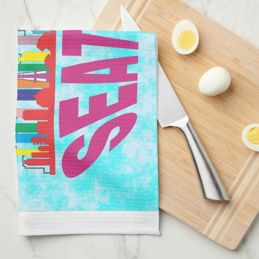 Seattle Theedoek (Quarter Fold)