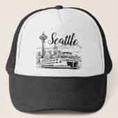 Seattle Trucker Hat Pet (Voorkant)