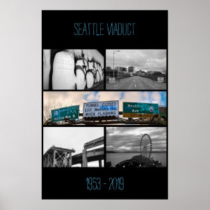 Seattle Viaduct Herdenking Poster