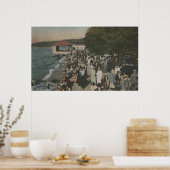 Seattle, WA - Boardwalk in Alki Point Poster (Keuken)