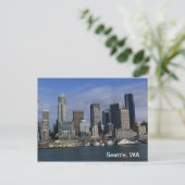 Seattle WA, carte postale (Debout devant)