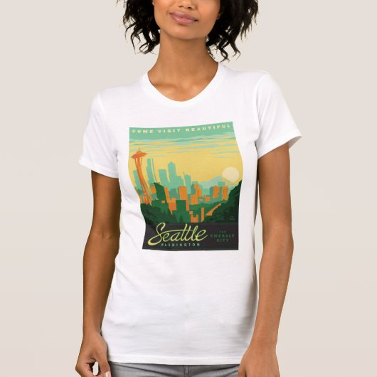 Seattle, WA T-shirt (Voorkant)