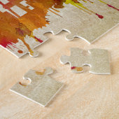 Seattle, WA | Waterverf City Skyline Legpuzzel (Zijkant)