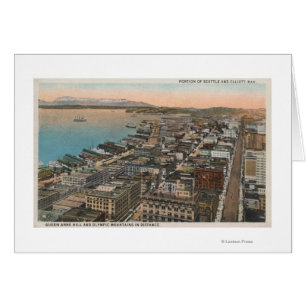 Seattle, WAAerial of Downtown Seattle & Bay