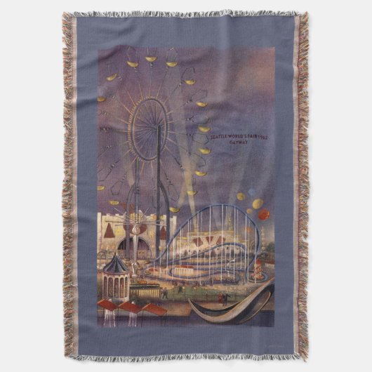 Seattle, Washington1962 World's Fair Poster Deken (Voorkant Verticaal)