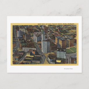 Seattle, Washington, antenne van Smith Briefkaart