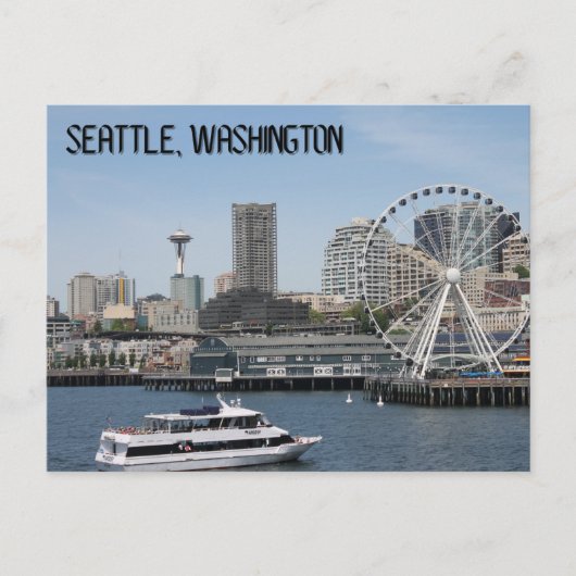 Seattle Washington Briefkaart (Voorkant)
