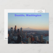 Seattle, Washington Briefkaart (Voorkant / Achterkant)