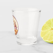 Seattle Washington City Skyline Emblem Shot Glas (Rechts)