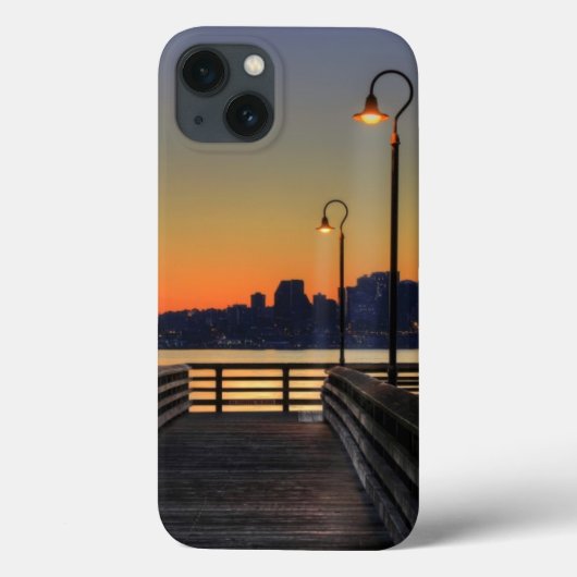 Seattle Washington Downtown Skyline Case-Mate iPhone Case (Achterkant)