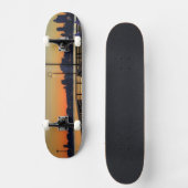 Seattle Washington Downtown Skyline Skateboard (Voorkant)