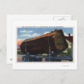 Seattle, Washington Giant Log en route naar Mill Briefkaart (Voorkant / Achterkant)