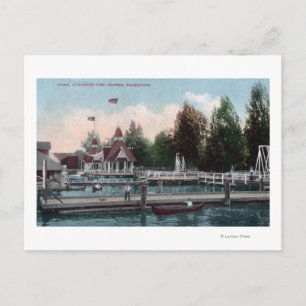 Seattle, Washington Madison Park Scene Briefkaart