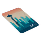 Seattle Washington Magneet (Rechterzijde)