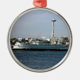 Seattle Washington Metalen Ornament
