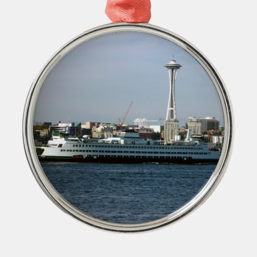 Seattle Washington Metalen Ornament (Voorkant)