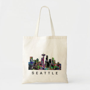 Seattle, Washington op graffiti Tote Bag