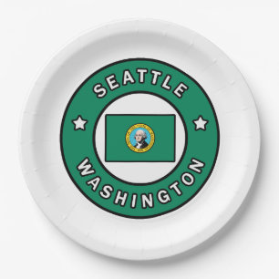 Seattle Washington Papieren Bordje