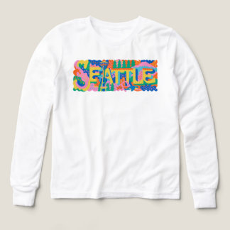 Seattle Washington Retro Travel PNG | Space Needle