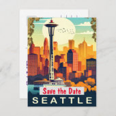 Seattle, Washington,  Save The Date (Voorkant / Achterkant)