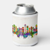 Seattle Washington Skyline Blikjeskoeler (Blikje Voorkant)