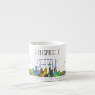 SEATTLE WASHINGTON SKYLINE ESPRESSO KOP