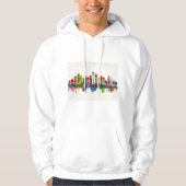 Seattle Washington Skyline Hoodie (Voorkant)