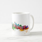Seattle Washington Skyline Koffiemok (Voorkant rechts)