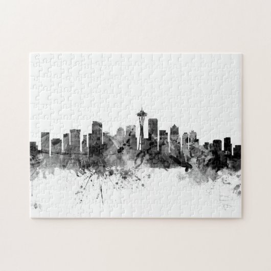 Seattle Washington Skyline Legpuzzel (Horizontaal)