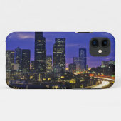 Seattle, Washington skyline 's nachts Case-Mate iPhone Case (Achterkant (horizontaal))