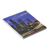 Seattle, Washington skyline 's nachts Notitieblok (Schuin)