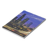 Seattle, Washington skyline 's nachts Notitieblok (Gedraaid)