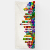 Seattle Washington Skyline Spandoek (Verticaal)
