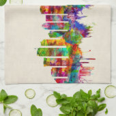 Seattle Washington Skyline Theedoek (Gevouwen)