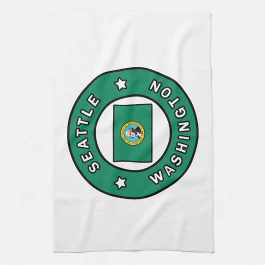 Seattle Washington Theedoek (Verticaal)