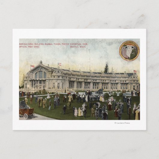 Seattle, Washington - Uitzicht van de Landbouw Briefkaart (Voorkant)