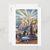 Seattle, Washington - Uitzicht van de stad Briefkaart (Voorkant / Achterkant)