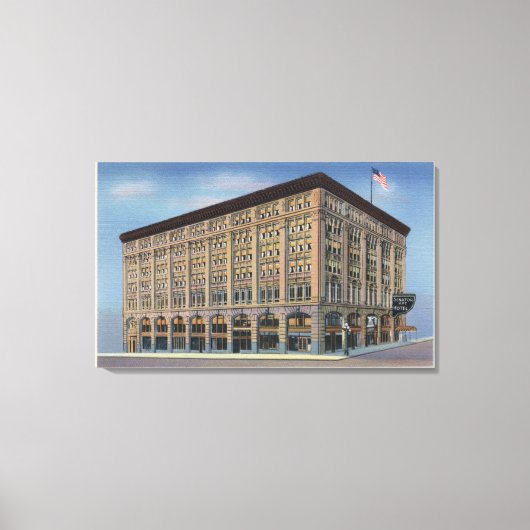 Seattle, Washington - Uitzicht van Senator Apt Canvas Afdruk (Voorkant)