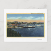 Seattle, Washington - Uitzicht van Smith Briefkaart (Voorkant)