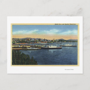 Seattle, Washington - Uitzicht van Smith Briefkaart