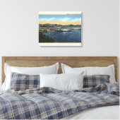 Seattle, Washington - Uitzicht van Smith Canvas Afdruk (Insitu (Slaapkamer))