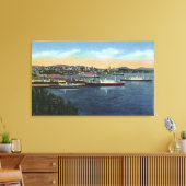 Seattle, Washington - Uitzicht van Smith Canvas Afdruk (Insitu (Woonkamer))