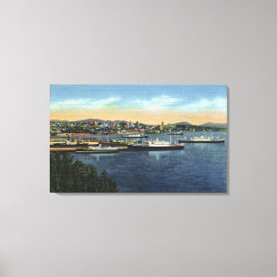Seattle, Washington - Uitzicht van Smith Canvas Afdruk