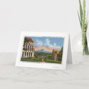 Seattle, Washington - Universiteit van Washington Kaart