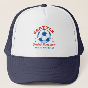 Seattle Washington USA voetbal 2026 Trucker Pet