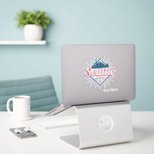 Seattle Washington Verenigde Staten City Skyline V Sticker