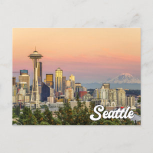 Seattle, Washington, VS Briefkaart