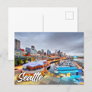 Seattle, Washington, VS Briefkaart